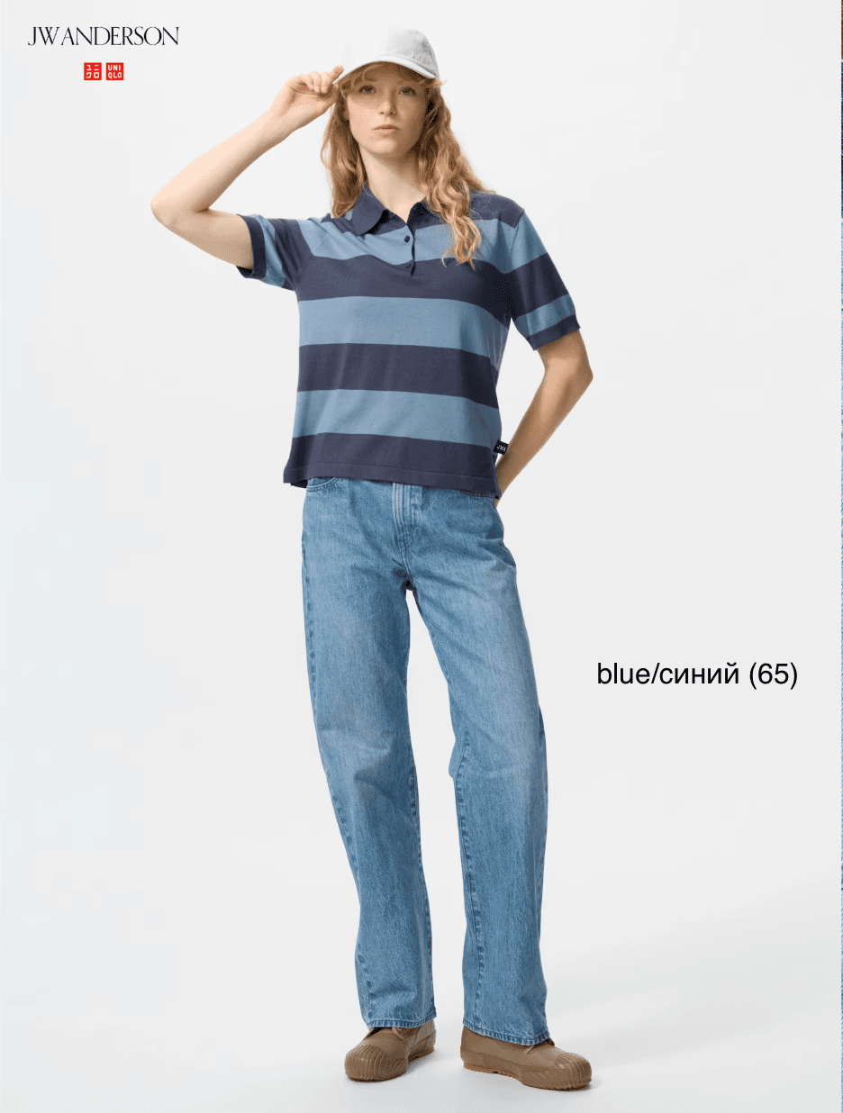 Женские прямые джинсы JW ANDERSON / удлиненный формат