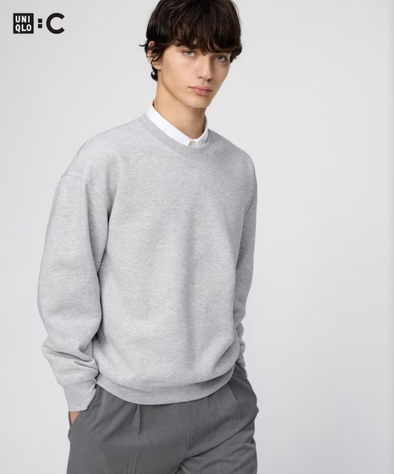 Толстовка оверсайз кроя Uniqlo C