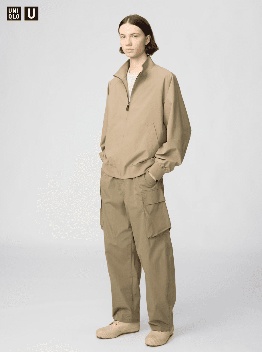 Широкие карго брюки Uniqlo U