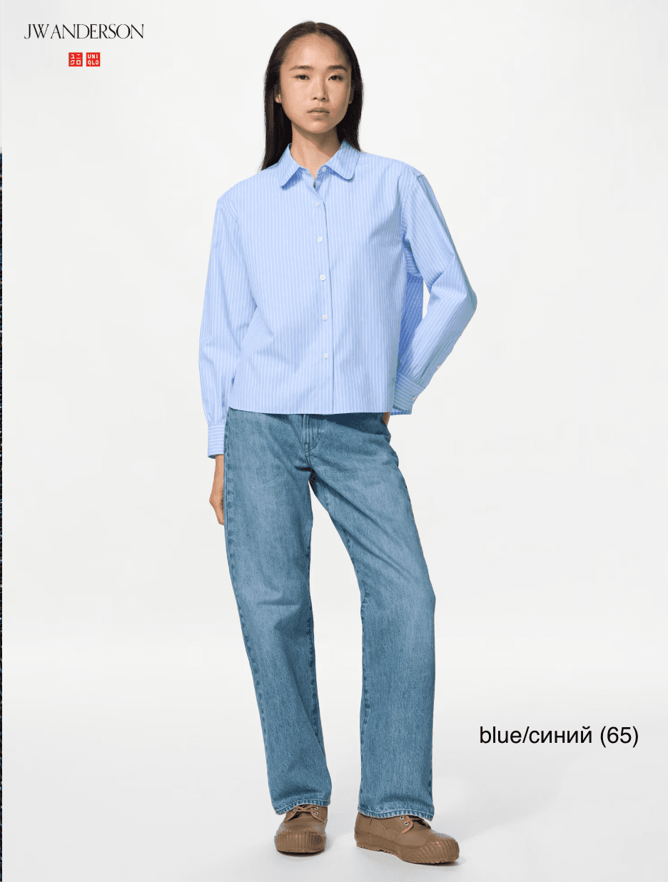 Женские прямые джинсы JW ANDERSON