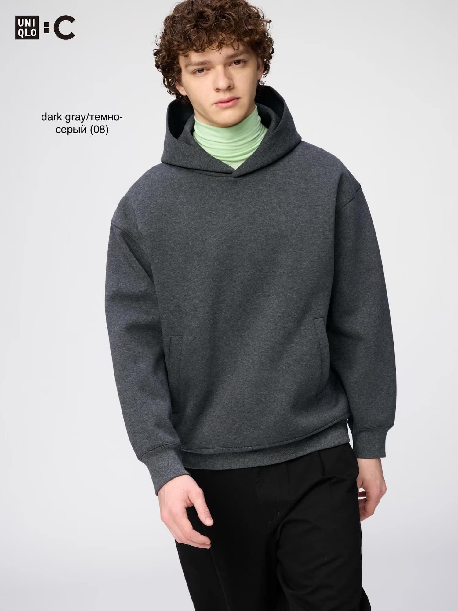 Оверсайз худи унисекс Uniqlo C