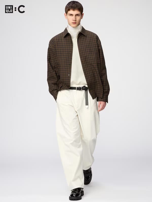 Брюки баррел Uniqlo C